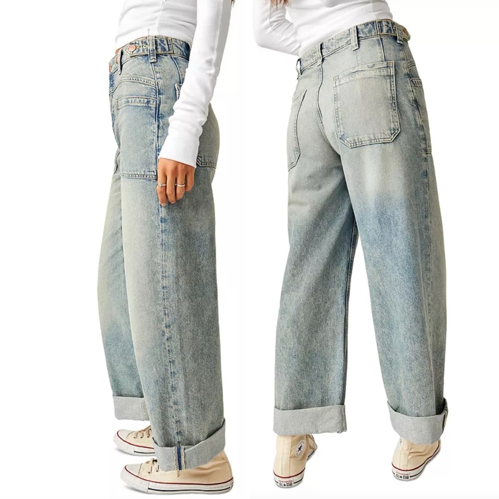 WE THE FREE x FREE PEOPLE Palmer Cuffed Jean in La La Land - Picture 2 of 12